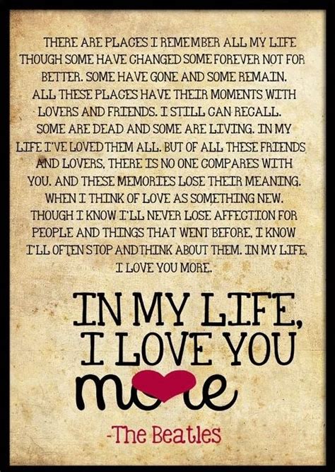 the beatles in my life|in my life beatles lyrics.